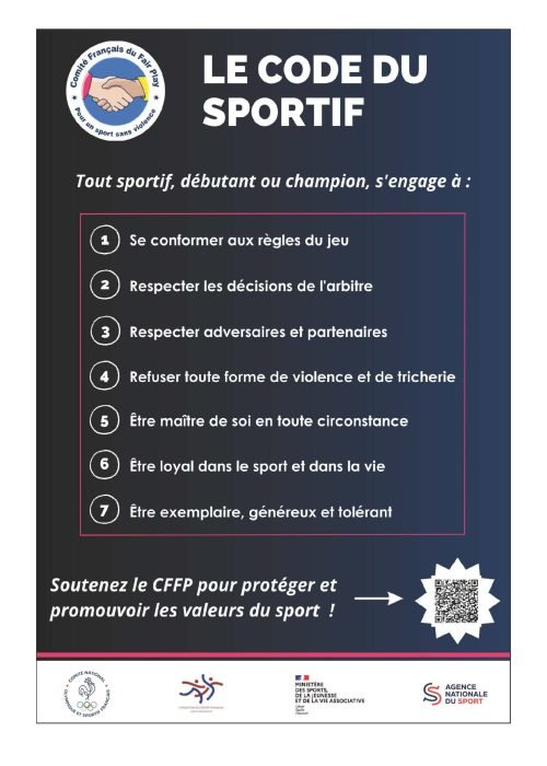 Code du Sportif