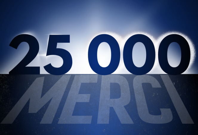 25000 LICENCIÉS